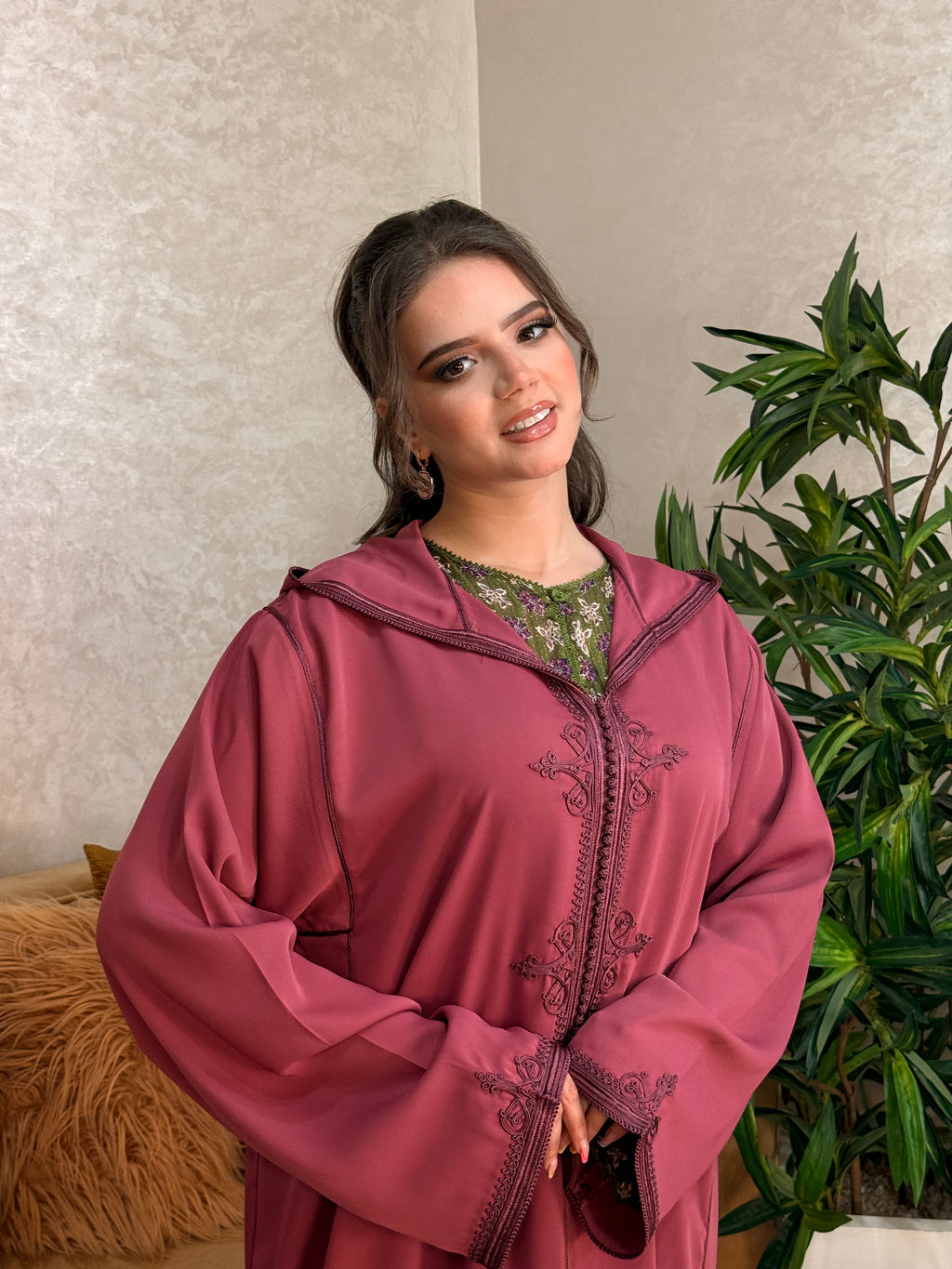 JELLABA ROSE VIEUX