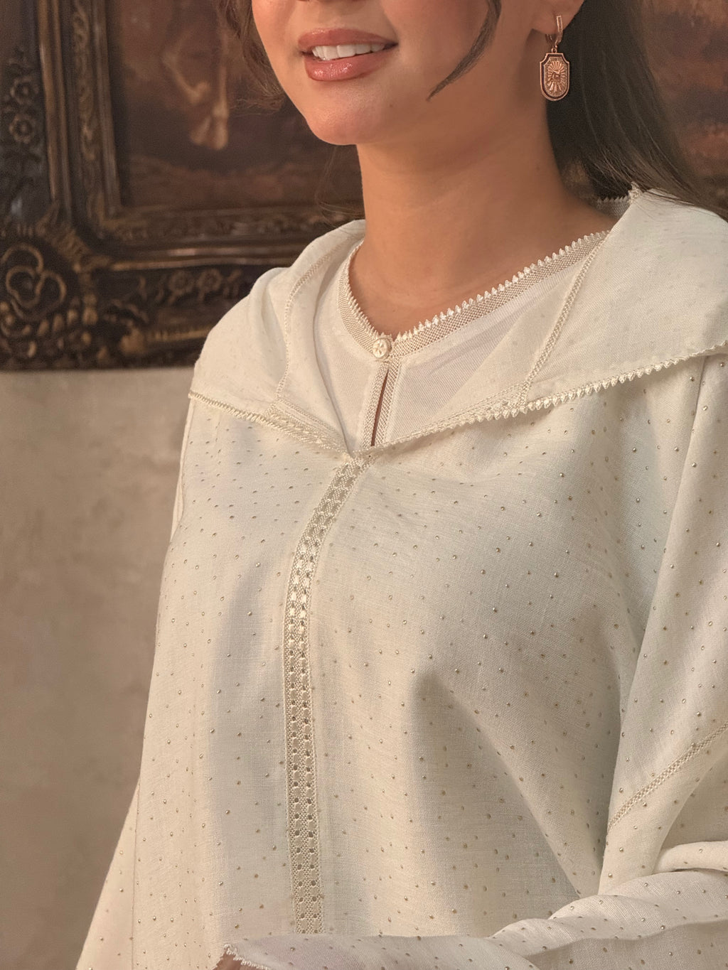 Jellaba Blanche